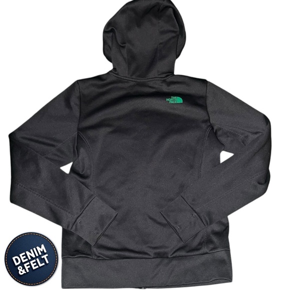 The North Face Unisex Full Zip Green/Black Hoodie | EUC!! 🖤💚 - Picture 5 of 8